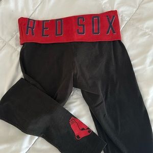 Limited Red Sox Pink Victoria secret leggings.
